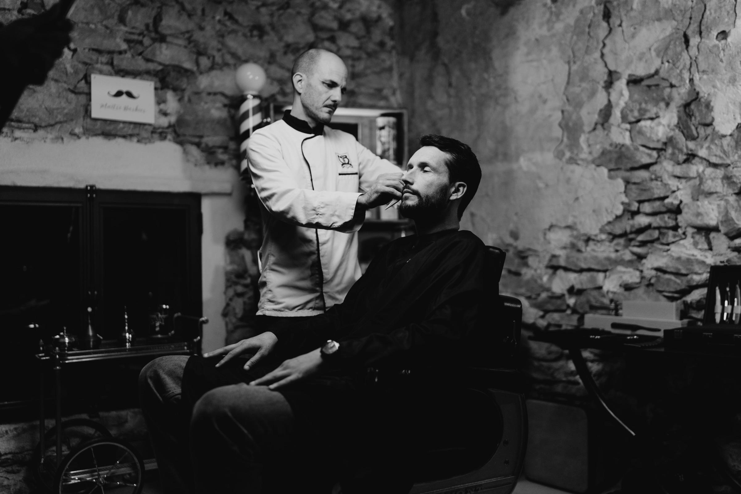 Prestation MB Coiffeur Barbier lors d'un événement prestige