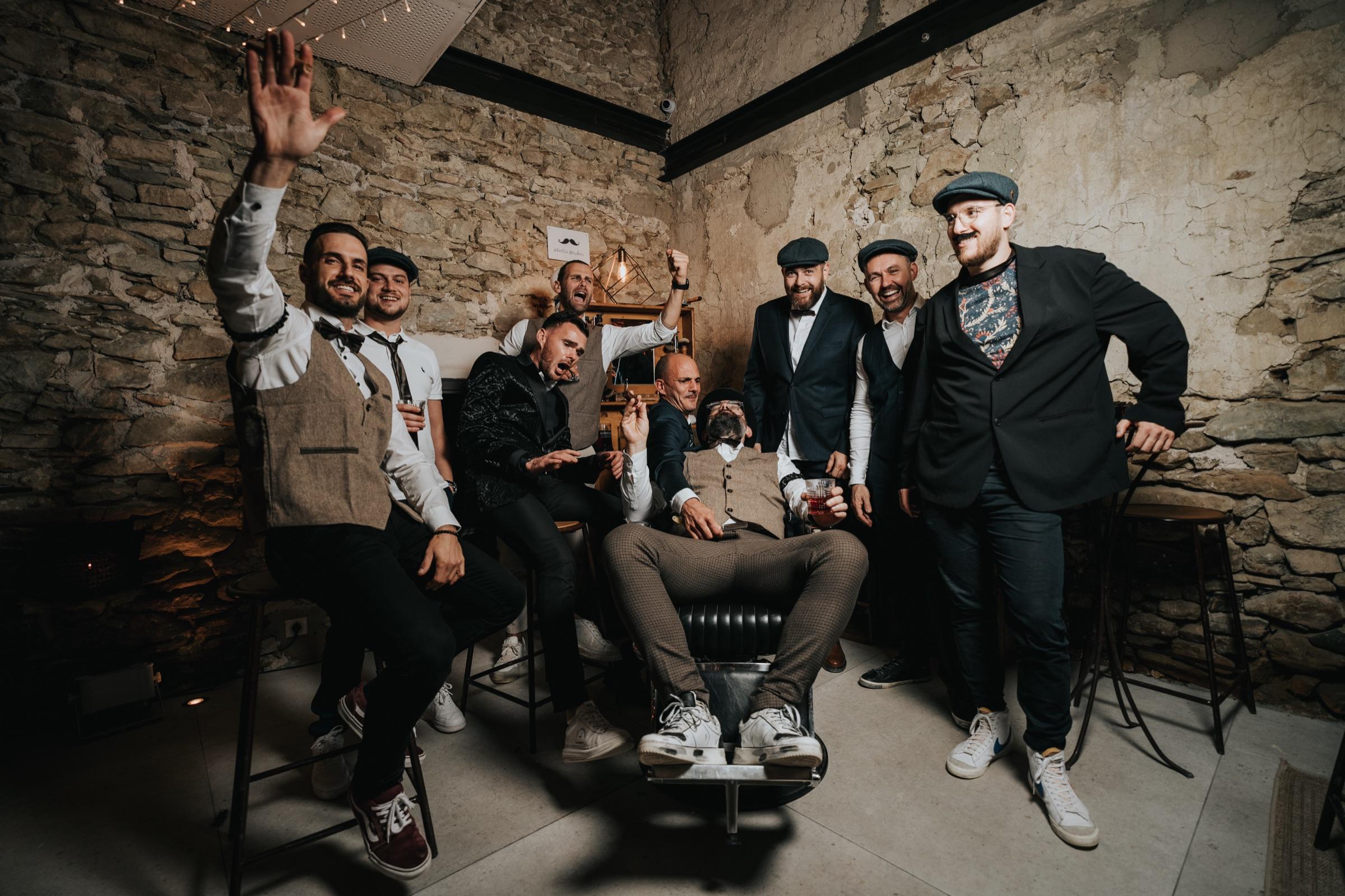 Détails de la prestation — rasage traditionnel en événement